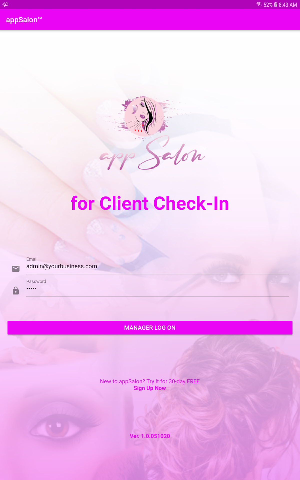 iCheck-IN - screenshot 1