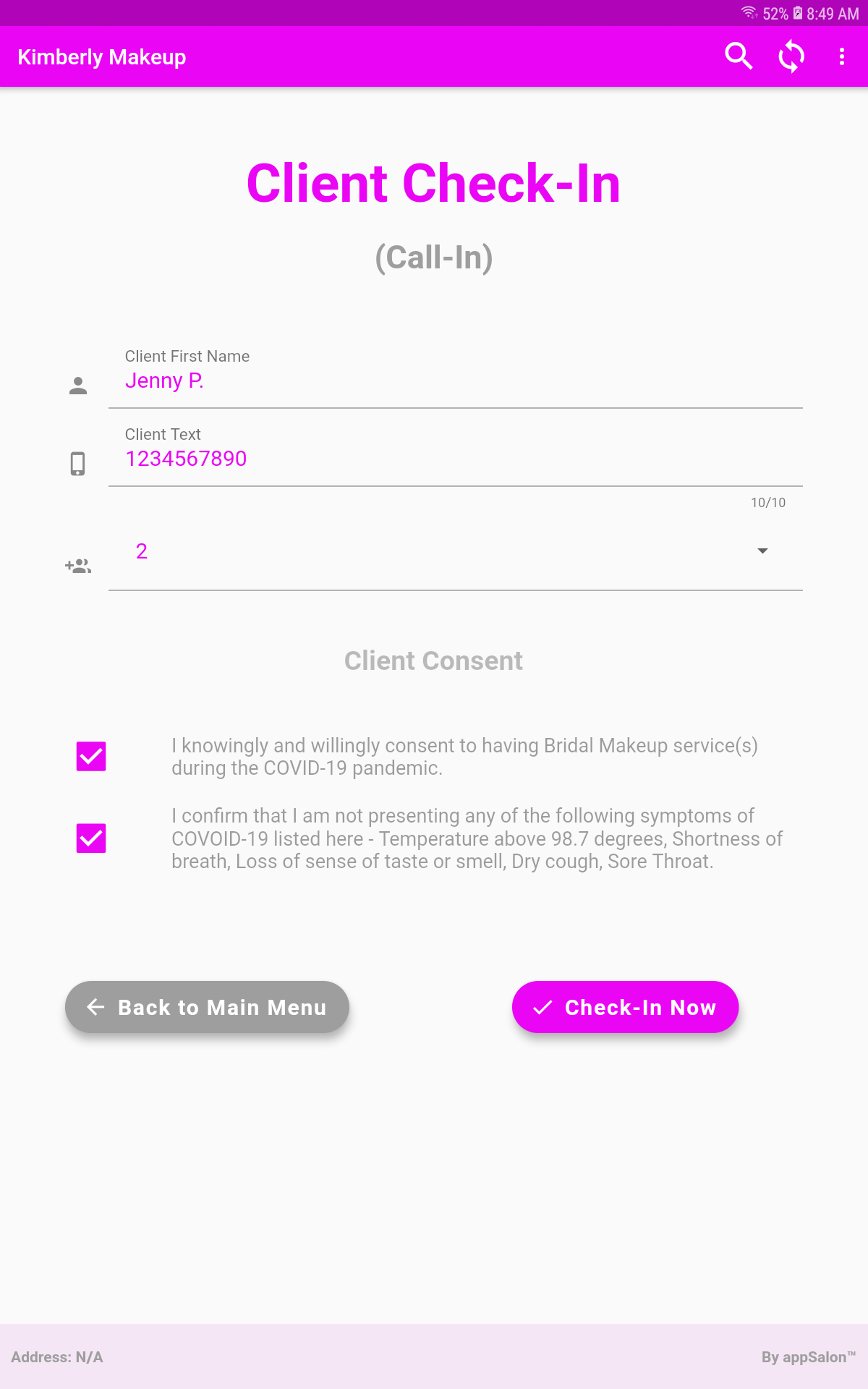 iCheck-IN - screenshot 3